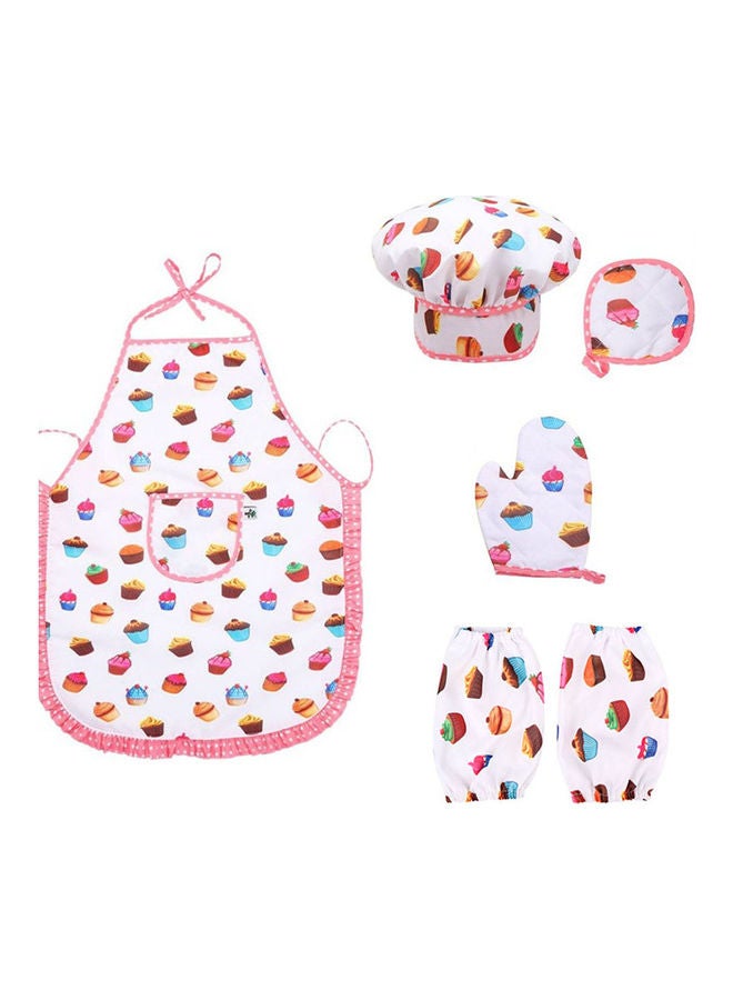 Kids Cooking And Baking Apron With Hat  - Image 5