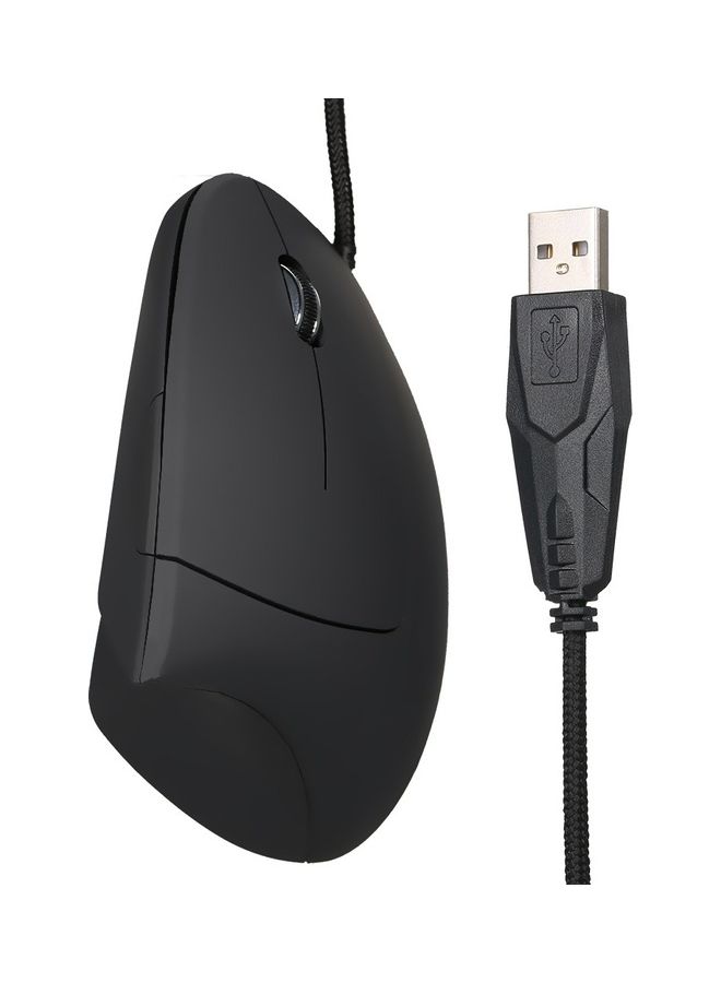 USB Vertical Optical Mouse Black - Image 1