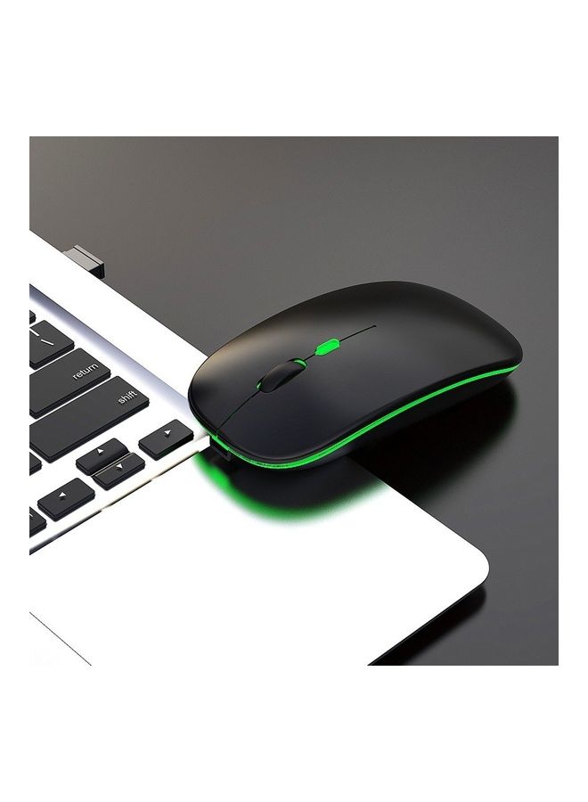 Ultra Thin Wireless Rechargeable Mouse Black - Image 5