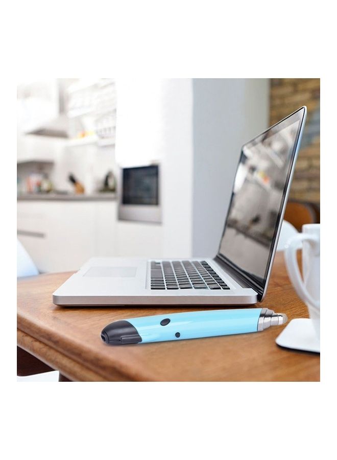 Wireless Optical Touch Pen Mouse Blue/Black - Image 2