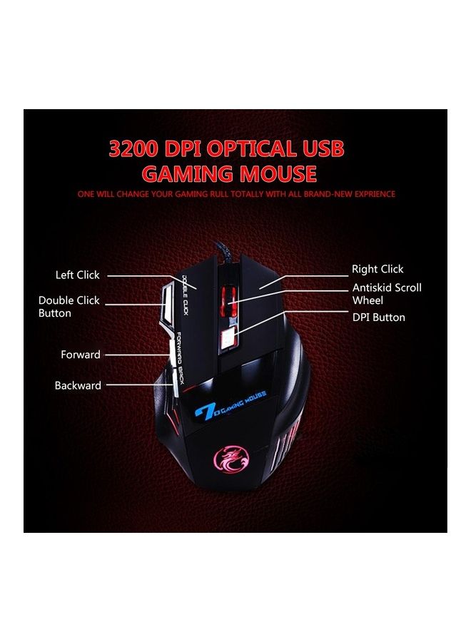 LED Optical USB Wired Gaming Mouse  - Image 3