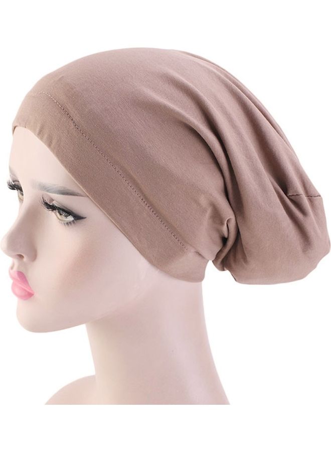 Generic Hair Cover Bonnet Brown One Size  - Image 1