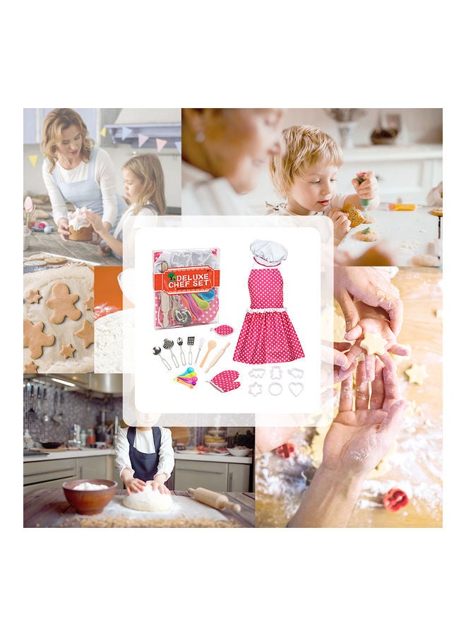 Kids Cooking And Baking With Hat Apron  - Image 3