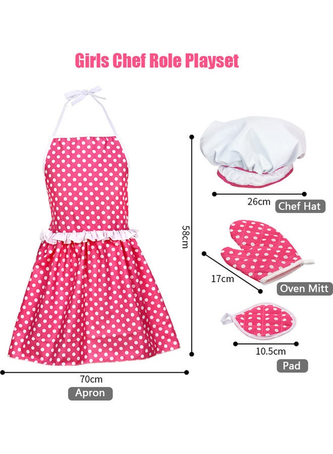 Kids Cooking And Baking With Hat Apron  - Image 2