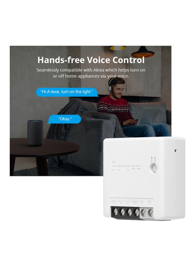 SONOFF 1-Piece Switch White - Image 2