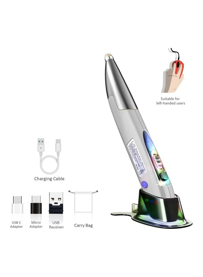 2.4GHz Optical Pen Mouse Grey - Image 4