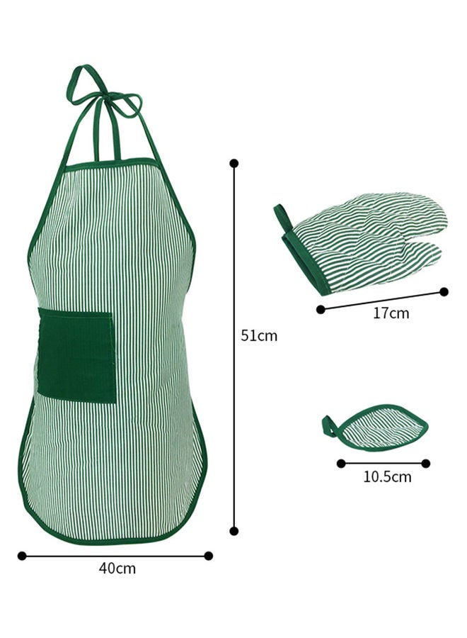 Kids Cooking And Baking Apron Set With Hat  - Image 5