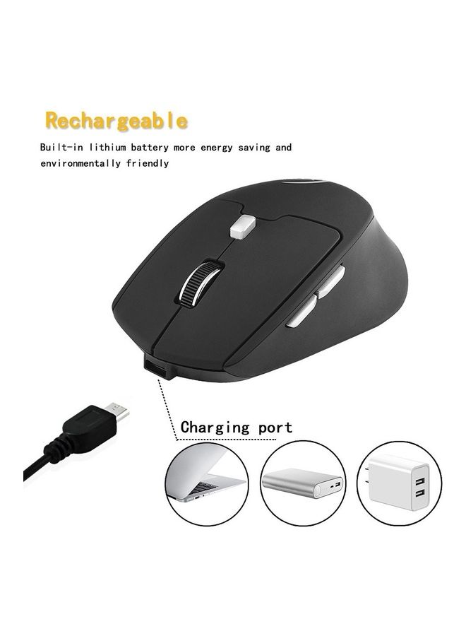 Dual Mode Optical Computer Mouse Black - Image 2