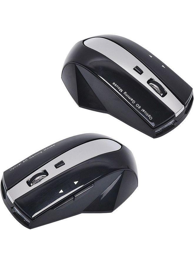 2.4G Wireless Rechargeable Optical Mouse Black - Image 2