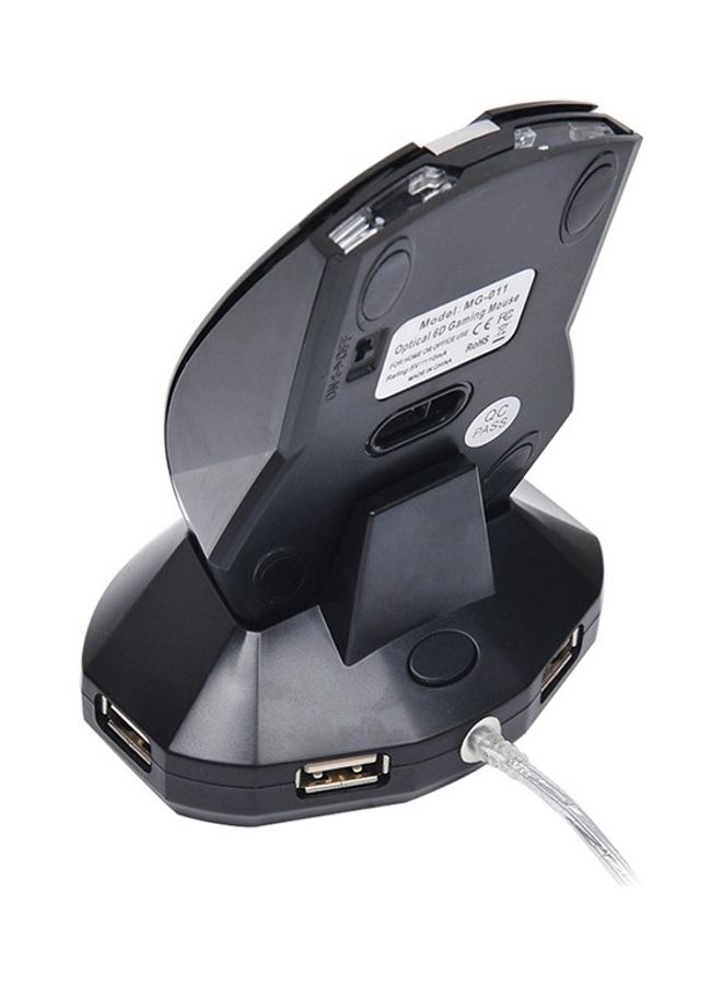 2.4G Wireless Rechargeable Optical Mouse Black - Image 4