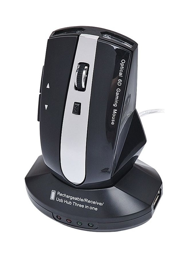 2.4G Wireless Rechargeable Optical Mouse Black - Image 5