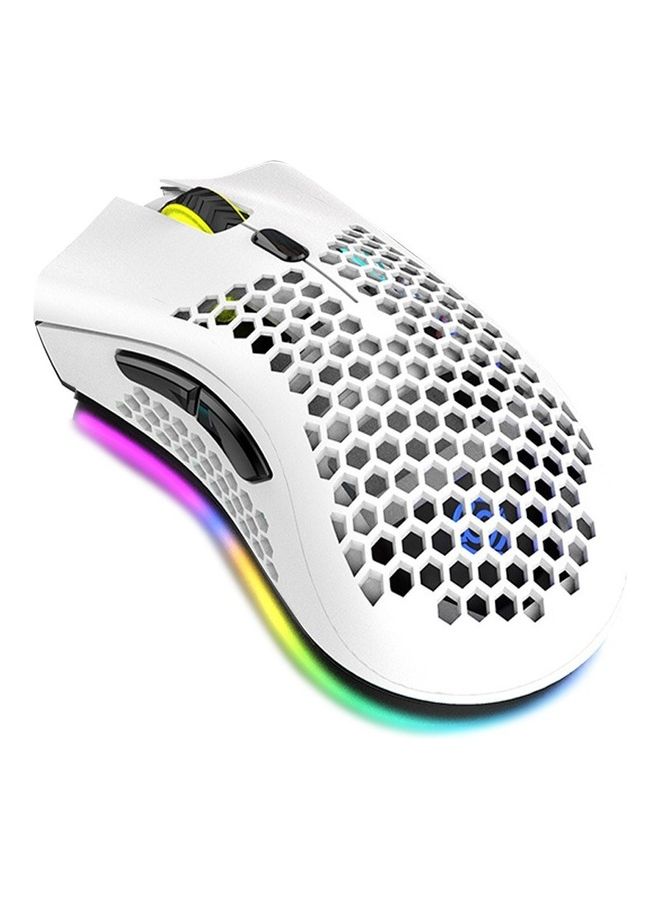 Wireless RGB Illuminated Mouse White - Image 1