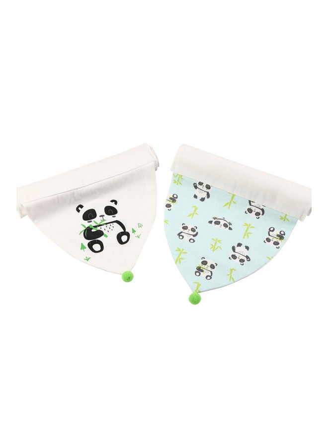 انسولار طقم مُكون من قطعتين من مرايل الأطفال المصنوعة من القماش الماص للعرق بتصميم مُثلث الشكل - Image 1