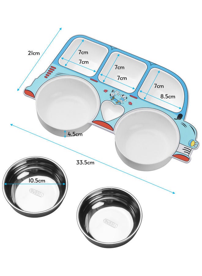 Generic - 5 Compartments Divided Plate - Image 1