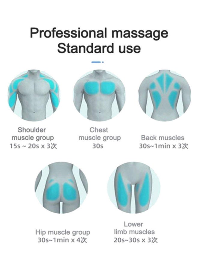 عربست مسدس تدليك فاسيا مع 4 رؤوس - Image 3