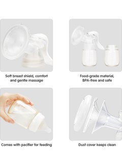 YOUHA Manual Breast Pump With Bottle Lid  - Image 3