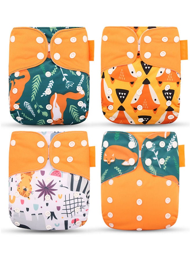 4-Piece Washable Baby Cloth Diaper - Image 1