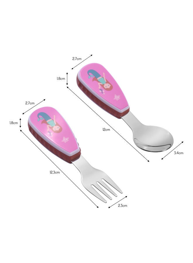 Stainless Steel Spoon And Fork Set - Image 2