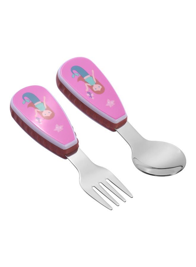 Stainless Steel Spoon And Fork Set - Image 3