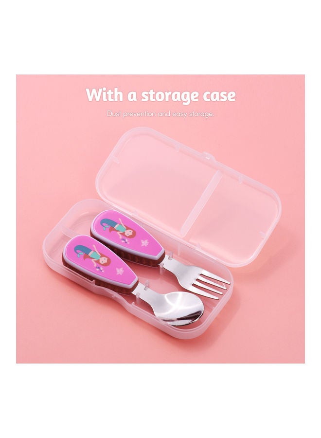 Stainless Steel Spoon And Fork Set - Image 4