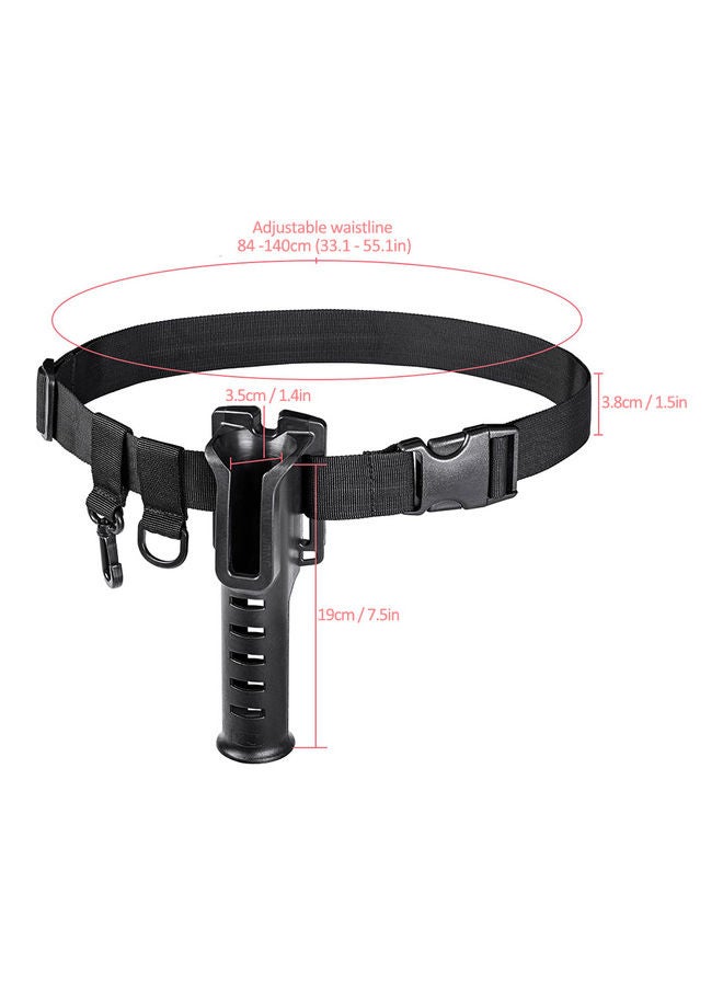 LEO Fishing Waist Rod Holder Belt - Image 2