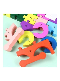 XiuWoo Train Shaped Creative Wooden 26 Alphabet Puzzle Set  - Image 2