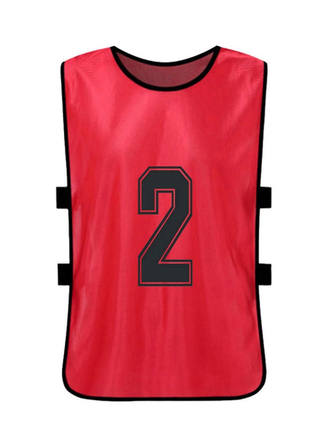 12-Piece Soccer Sports Vest 30.00x 10.00 x 18.00cm