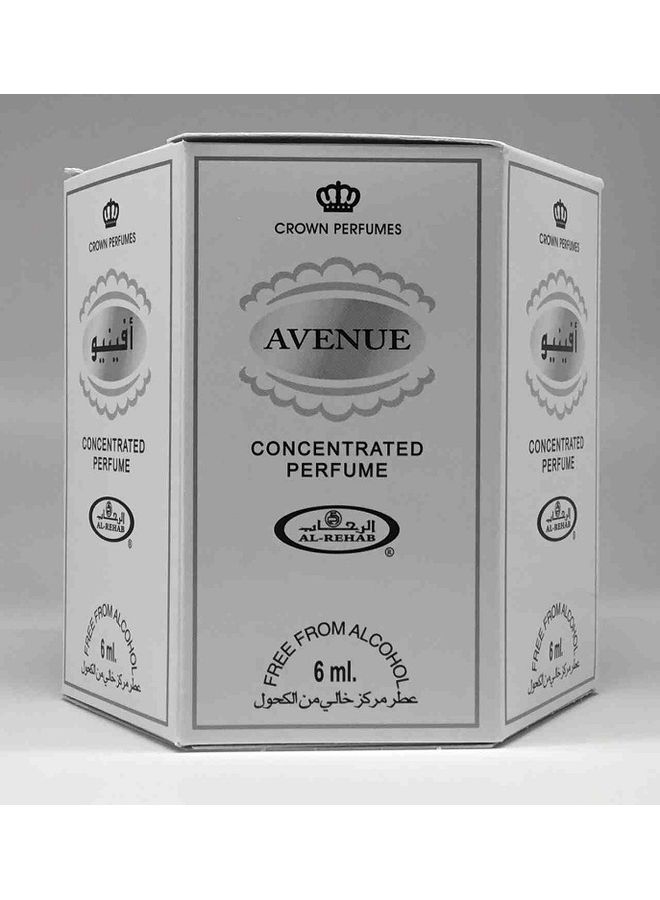 Al Rehab - 6-Piece Avenue Perfume Oils 6ml - Image 1