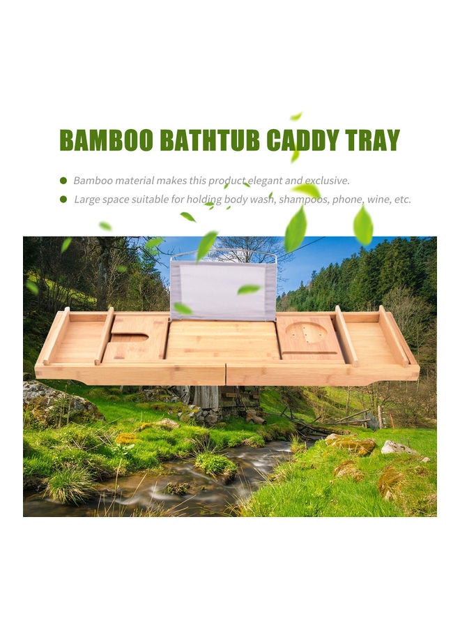 Bathtub Caddy Tray Multicolour 76.0x24.0x5.0cm