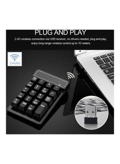Generic 2.4Ghz Wireless Numeric Keypad Black  - Image 1