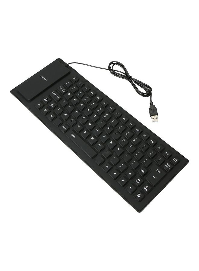85 Keys USB Flexible Keyboard Black - Image 3