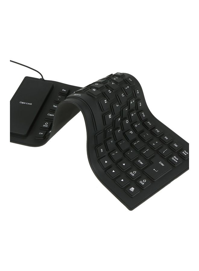 85 Keys USB Flexible Keyboard Black - Image 4
