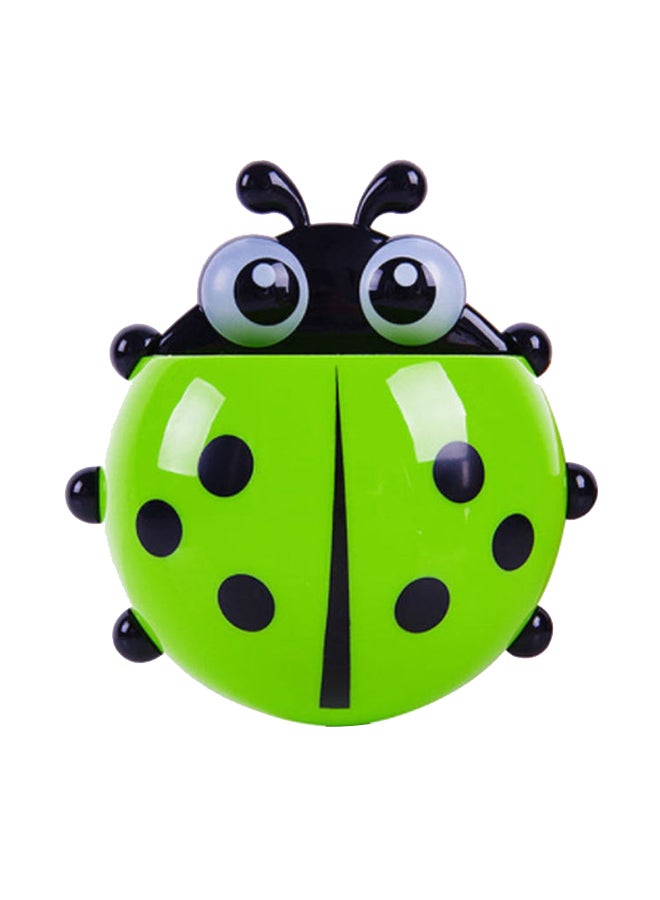 Generic Ladybug Insect Toothbrush Holder Green 13.5x11cm 