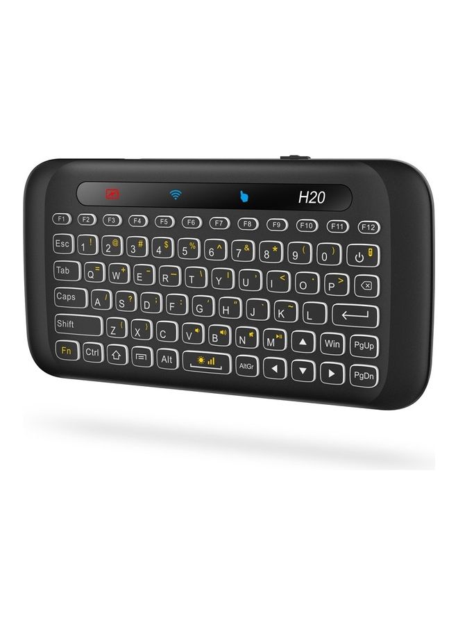 2.4GHz Colorful Wireless Keyboard With Large Touch Panel Multicolour - Image 1