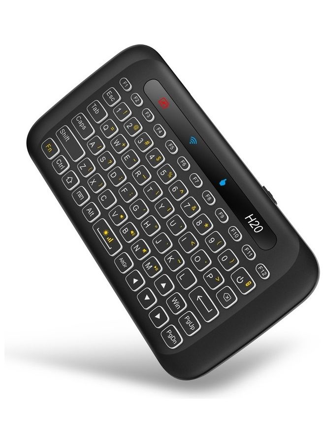 2.4GHz Colorful Wireless Keyboard With Large Touch Panel Multicolour - Image 2