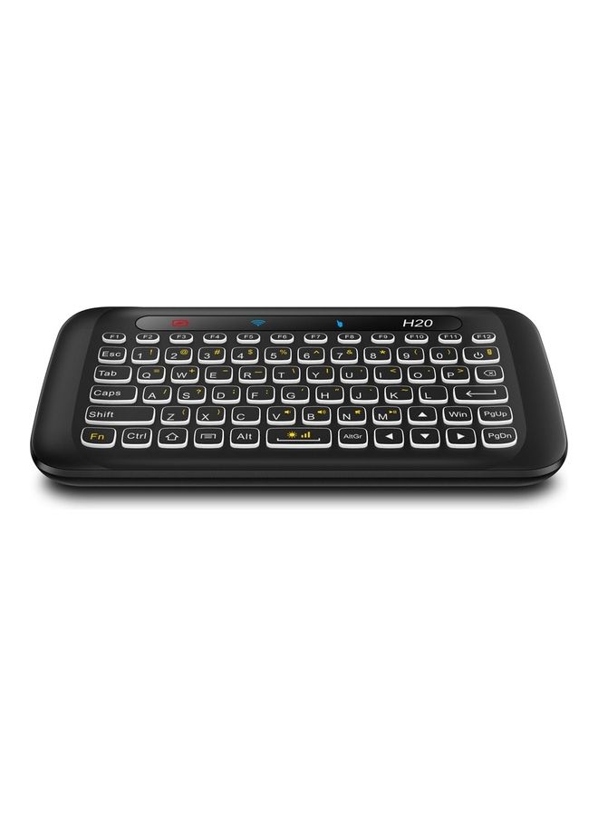 2.4GHz Colorful Wireless Keyboard With Large Touch Panel Multicolour - Image 3