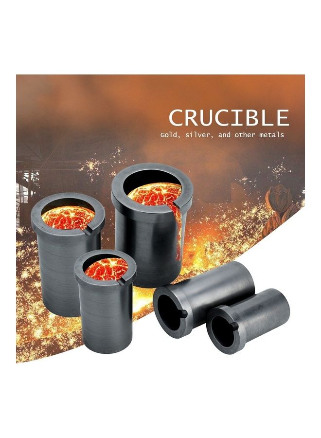 High-purity Melting Graphite Crucible for Gold and Silver Metal Smelting Tools Black - Image 5