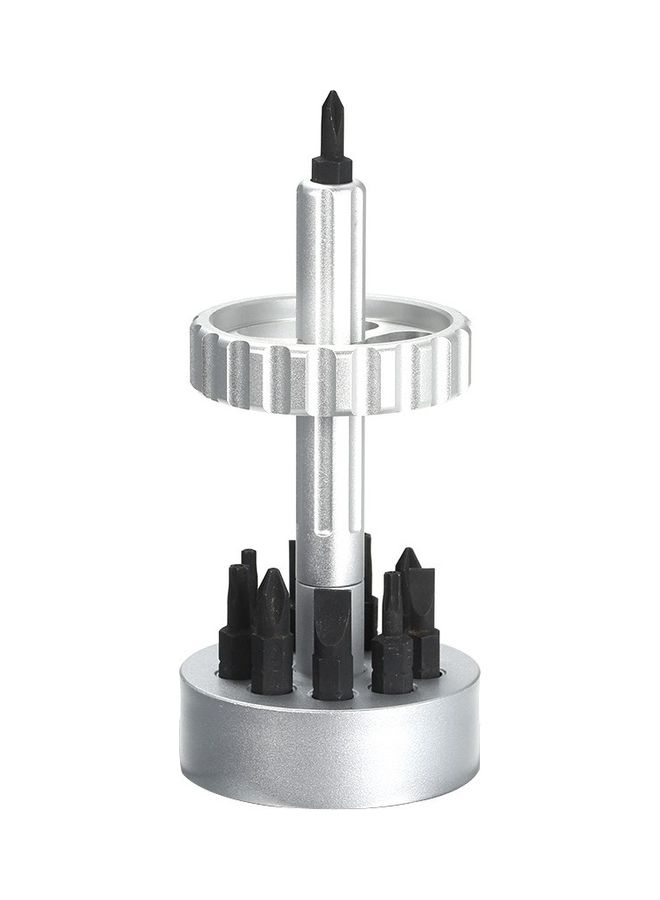Multi-function Screwdriver Mini Smart  Precision Screwdriver Repair Tool Spinner Drive Black/Silver  - Image 5
