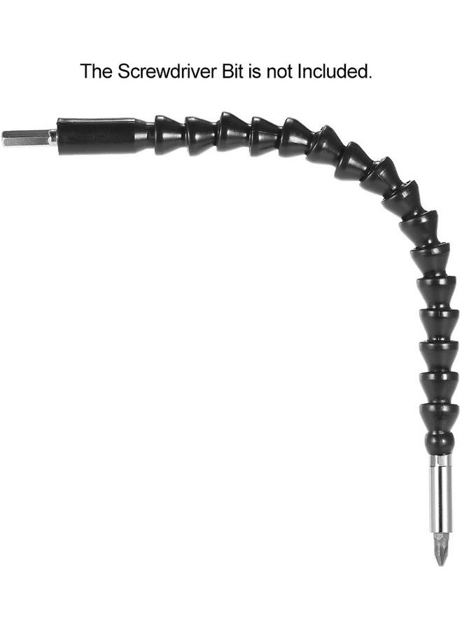 Generic Flexible Soft Shaft Connector Screwdriver Drill Bit Black/Silver  - Image 1