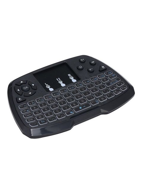French Version Backlit Wireless Keyboard Black