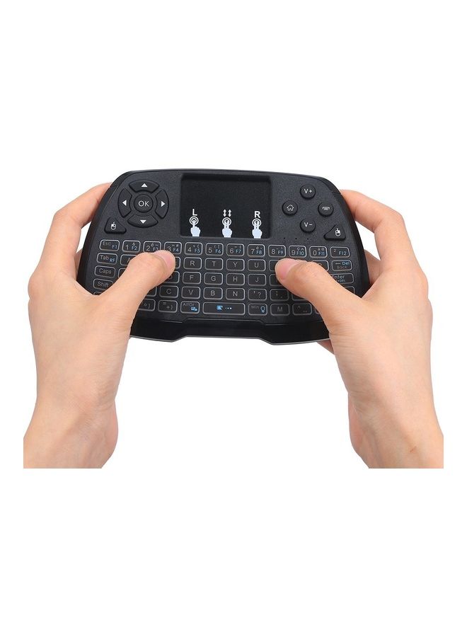 Generic - French Version Backlit Wireless Keyboard Black - Image 1