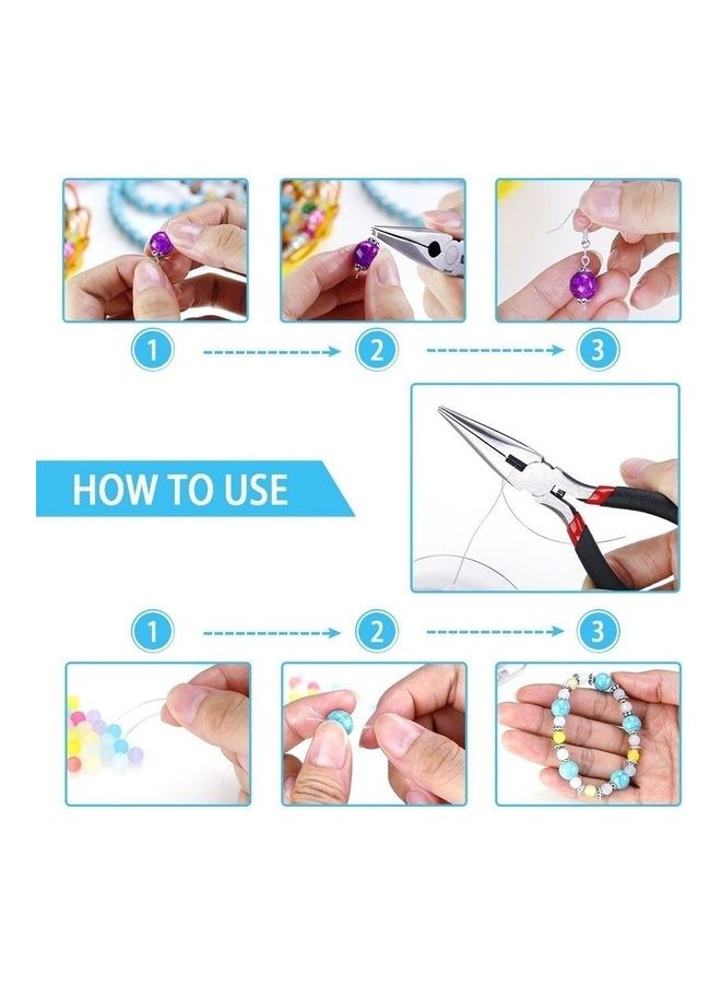 Jewellery Beading Making and Repair Tools Pliers Silver  - Image 5