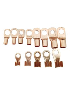 Generic 130-Piece  Copper Cable  Heavy Duty Wire Lugs Terminal Connectors Assortment Kit Multicolour  - Image 2