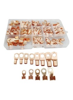Generic 130-Piece  Copper Cable  Heavy Duty Wire Lugs Terminal Connectors Assortment Kit Multicolour  - Image 3