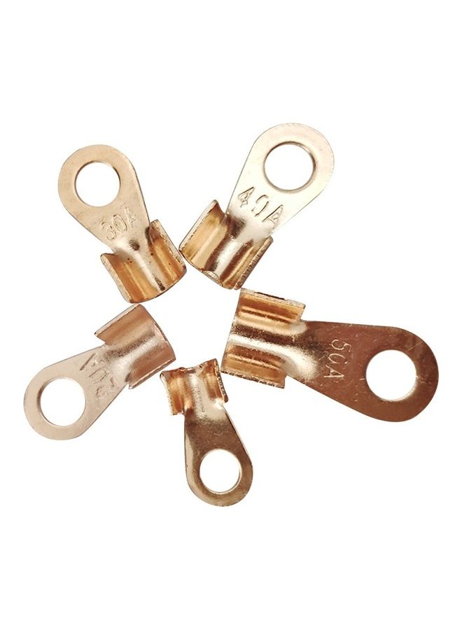 130-Piece  Copper Cable  Heavy Duty Wire Lugs Terminal Connectors Assortment Kit Multicolour  - Image 4