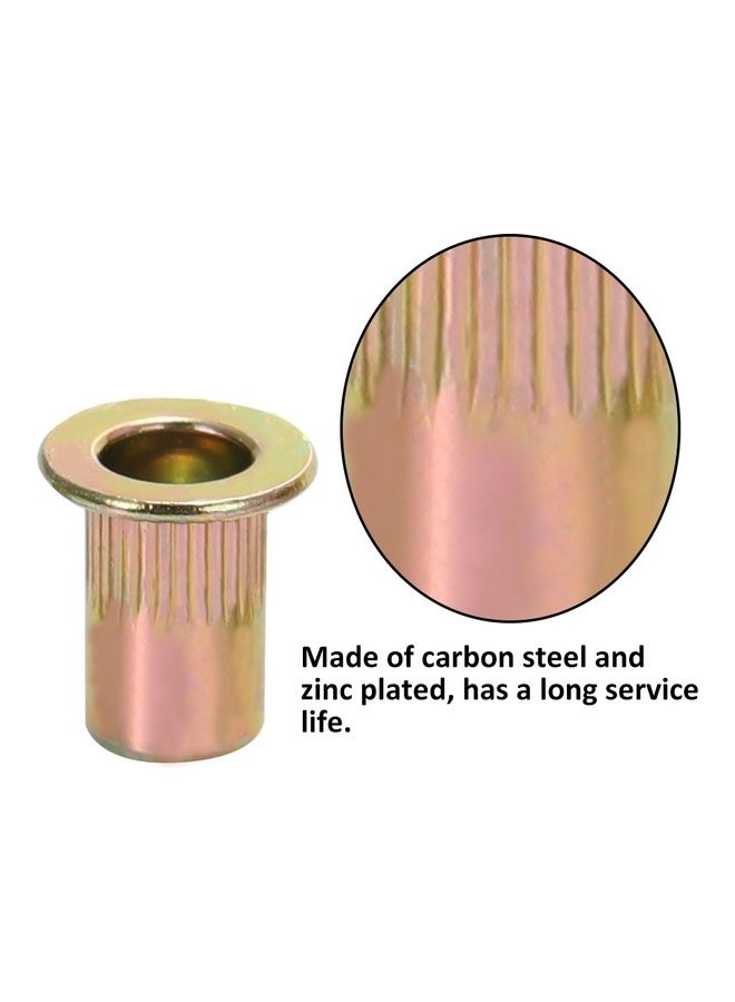 Generic 165-Piece Mixed Zinc Plated Carbon Steel Rivet Nut Kit Multicolour  - Image 2