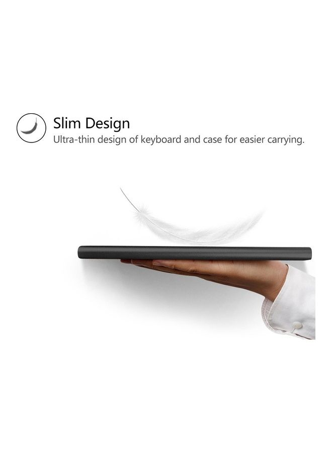 Bluetooth 3.0 Wireless Protective Case Keyboard Case For iPad Black - Image 3