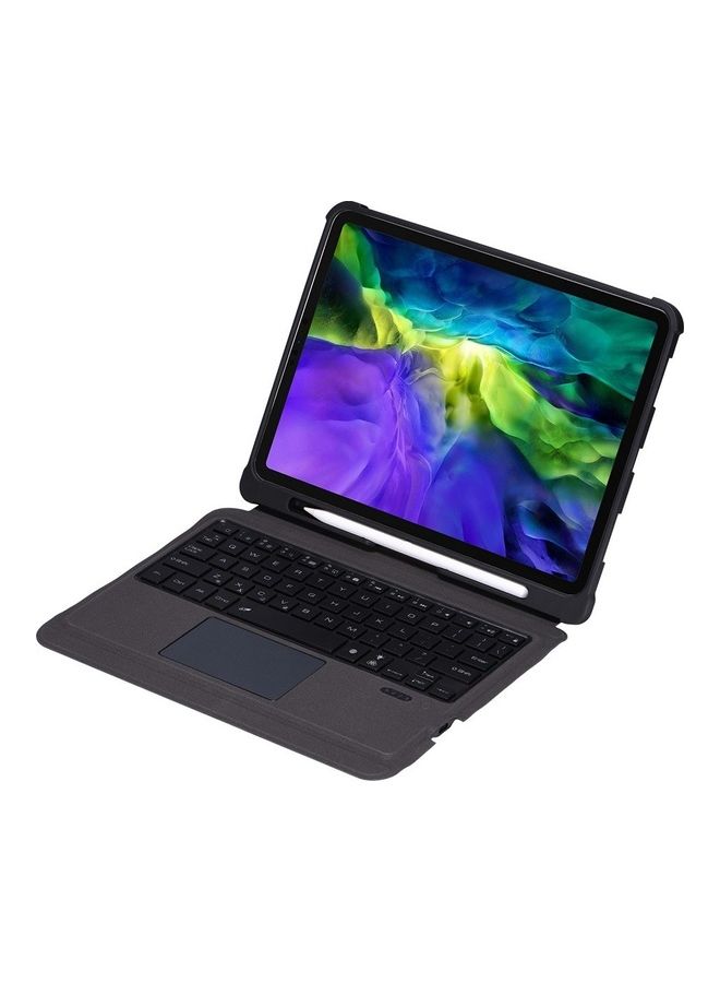 Protective Case With Detachable Bluetooth Keyboard Black - Image 1