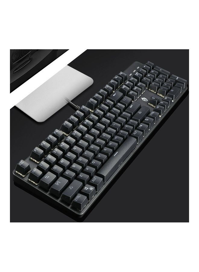 104-Key Illuminated Mechanical Keyboard Black - Image 4
