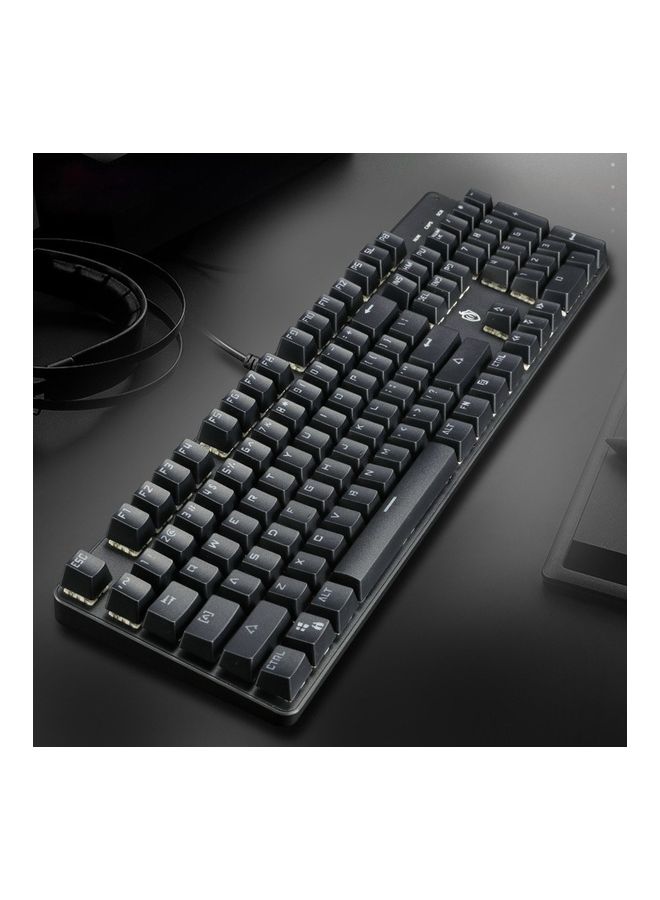 104-Key Illuminated Mechanical Keyboard Black - Image 5